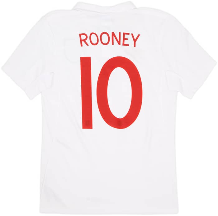 2009-10 England Home Shirt Rooney #10 (M)
