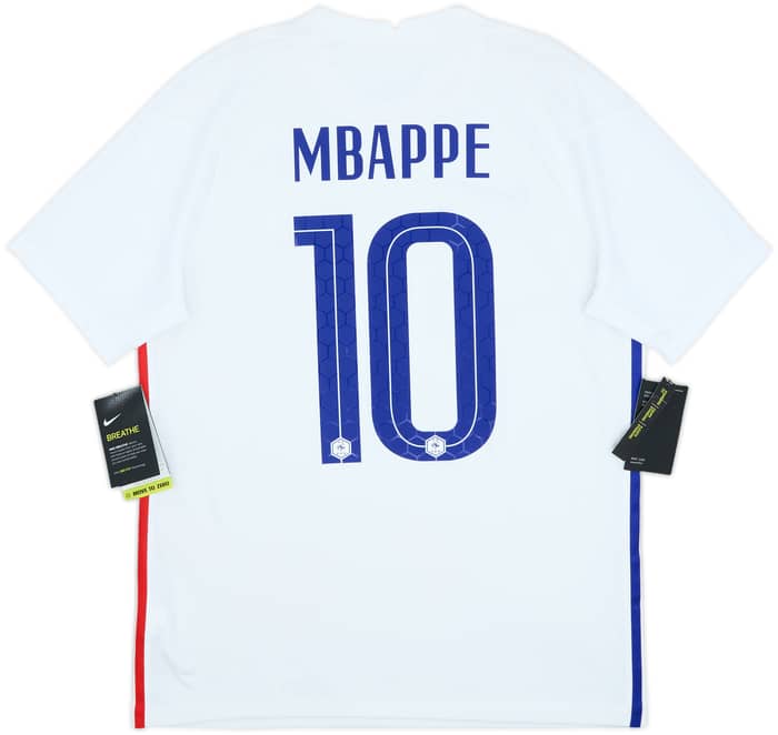 2020-21 France Away Shirt Mbappe #10 (M)