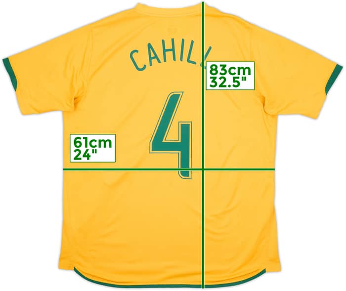 2006-08 Australia Home Shirt Cahill #4 - 7/10 - (XXL)
