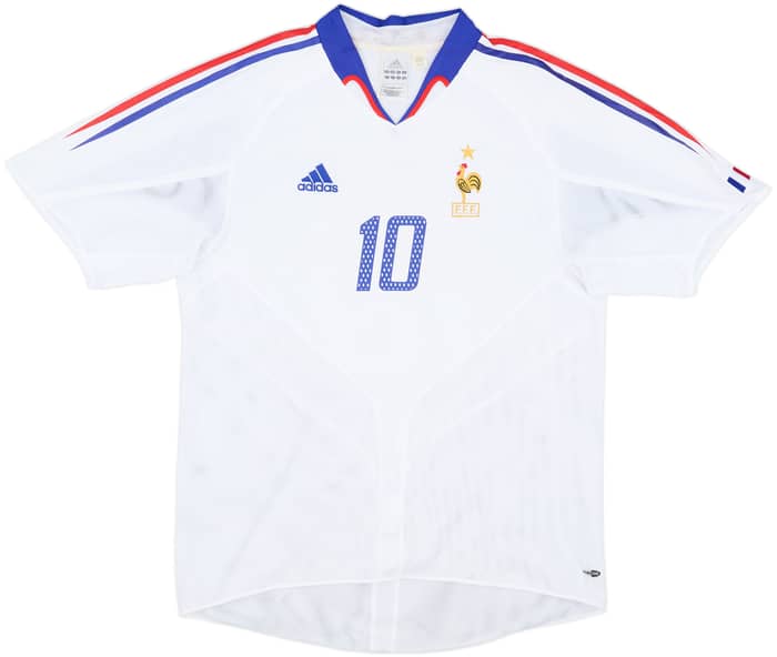 2004-06 France Away Shirt Zidane #10 - 6/10 - (L)