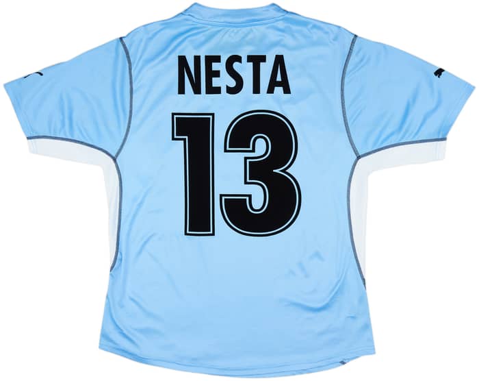 2001-02 Lazio Home Shirt Nesta #13 - 8/10 - (L)