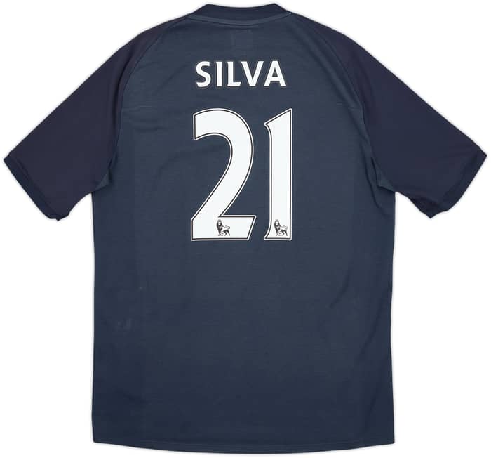 2010-12 Manchester City Away Shirt Silva #21 - 7/10 - (L)