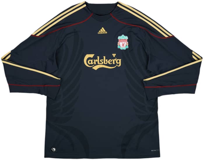 2009-10 Liverpool Away L/S Shirt Gerrard #8 - 7/10 - (XXL)