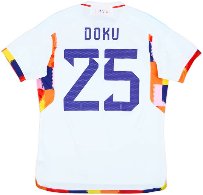 2022-23 Belgium Away Shirt Doku #25 - 8/10 - (L)