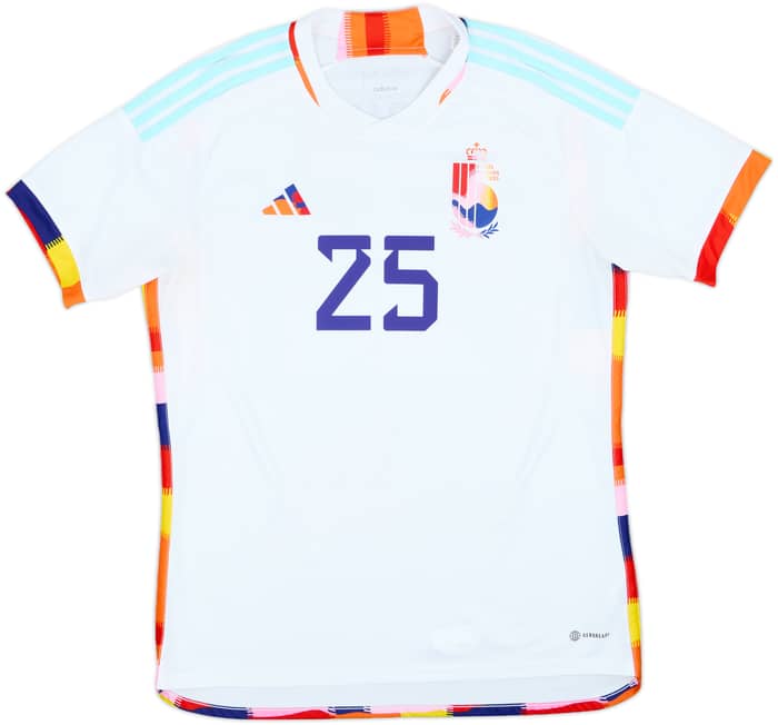 2022-23 Belgium Away Shirt Doku #25 - 8/10 - (L)