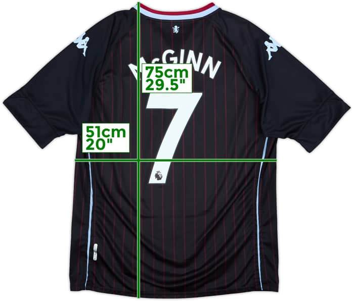 2020-21 Aston Villa Away Shirt McGinn #7 - 8/10 - (XL)