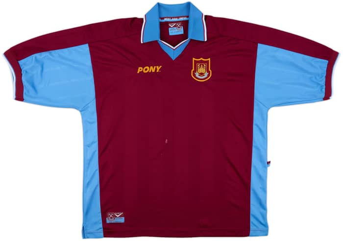 1997-98 West Ham Home Shirt Lampard#18 - 7/10 - (XXL)