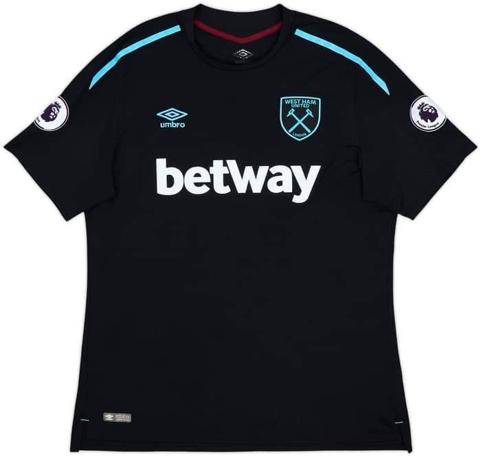 2017-18 West Ham Away Shirt Noble #16 - 7/10 - (XL)
