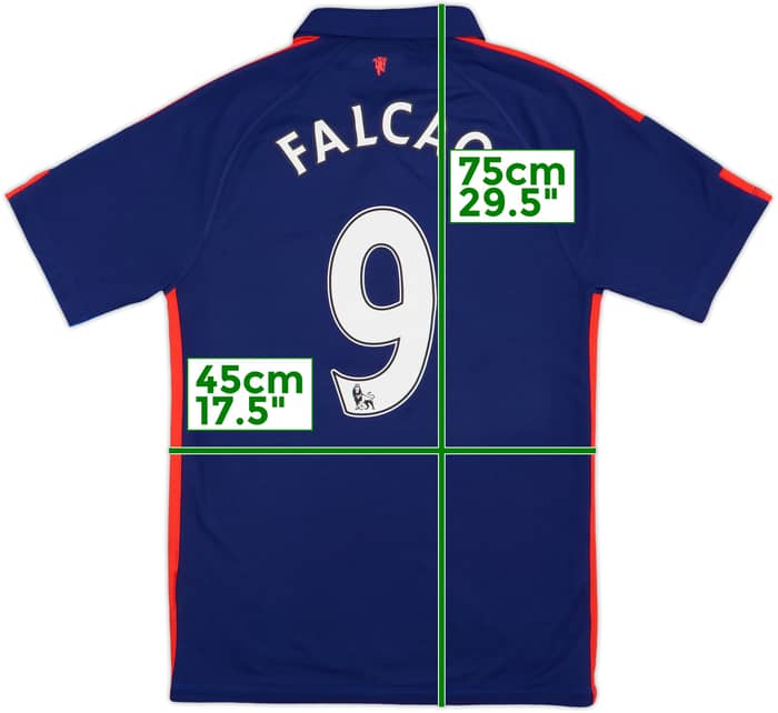 2014-15 Manchester United Third Shirt Falcao #9 - 8/10 - (S)