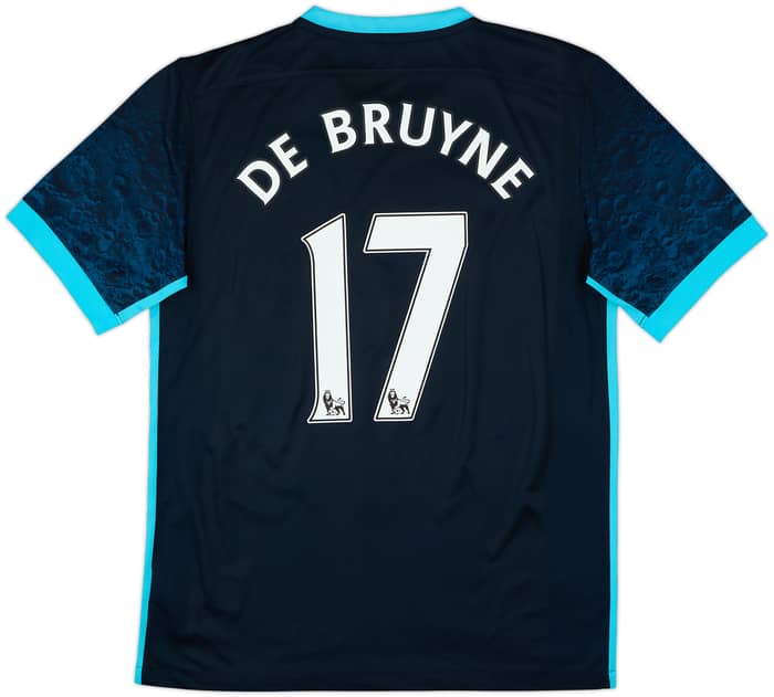 2015-16 Manchester City Away Shirt De Bruyne #17 - 8/10 - (M)