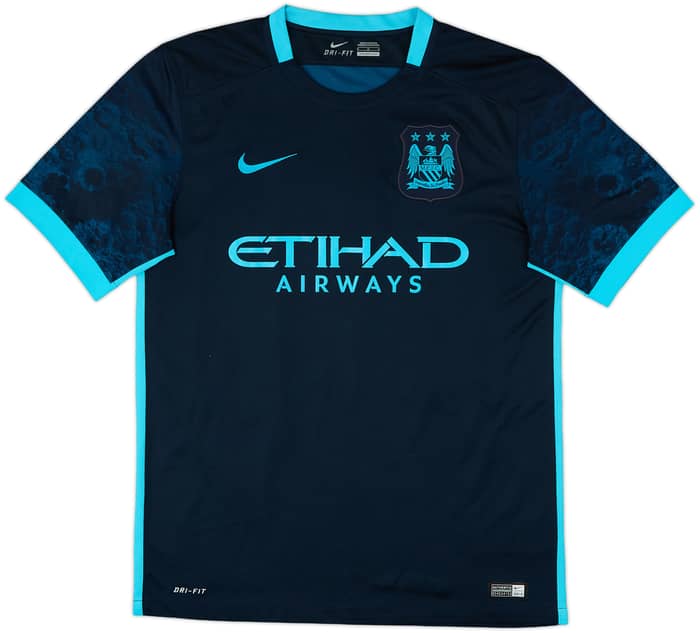 2015-16 Manchester City Away Shirt De Bruyne #17 - 8/10 - (M)