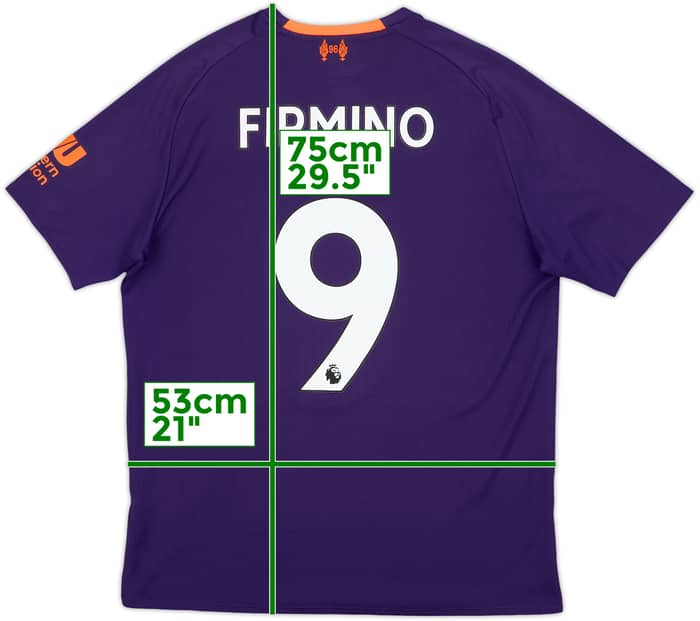 2018-19 Liverpool Away Shirt Firmino #9 - 10/10 - (M)