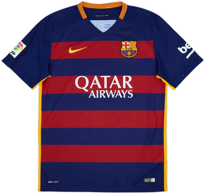 2015-16 Barcelona Home Shirt Neymar Jr #11 - 8/10 - (M)