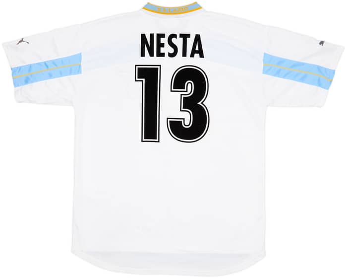 1999-00 Lazio Centenary Home Shirt Nesta #13 - 6/10 - (XXL)