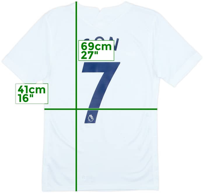 2021-22 Tottenham Home Shirt Son #7 - 9/10 - (XS)