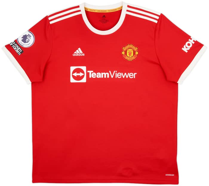 2021-22 Manchester United Home Shirt Shaw #23 - 10/10 - (XXL)
