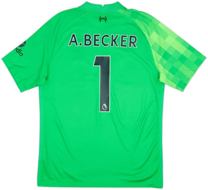 2021-22 Liverpool GK Shirt A.Becker #1 - 10/10 - (M)
