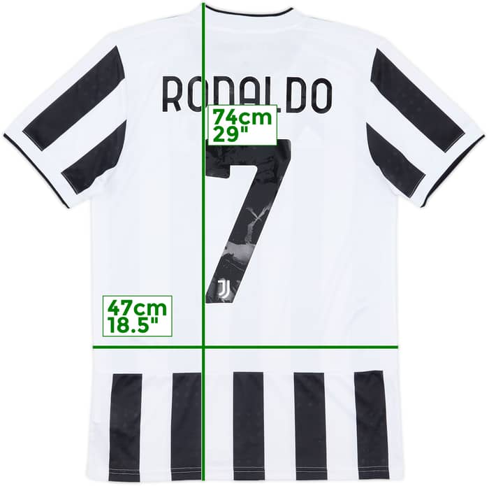 2021-22 Juventus Home Shirt Ronaldo #7 - 8/10 - (S)