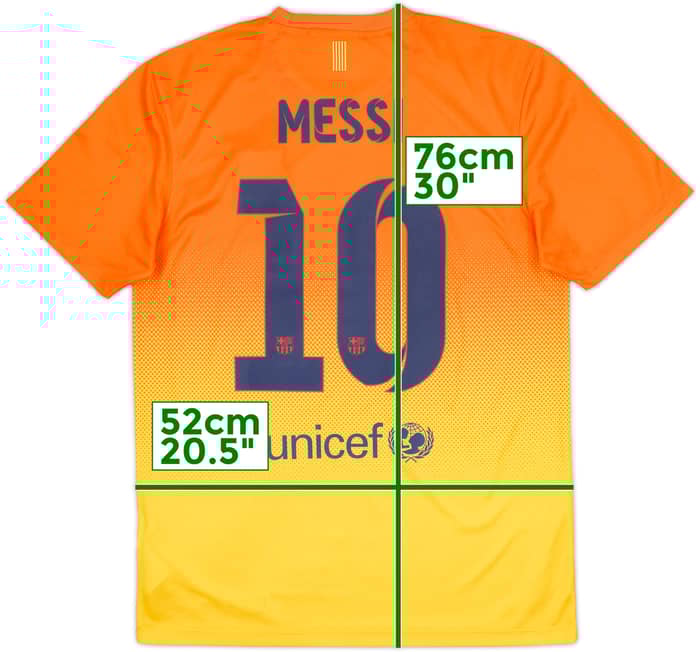 2012-13 Barcelona Basic Away Shirt Messi #10 - 10/10 - (M)