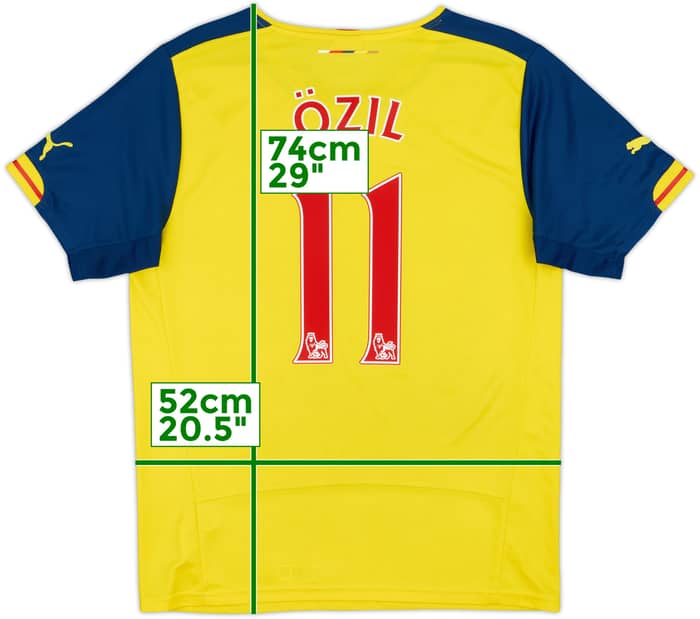 2014-15 Arsenal Away Shirt Ozil #11 - 8/10 - (M)