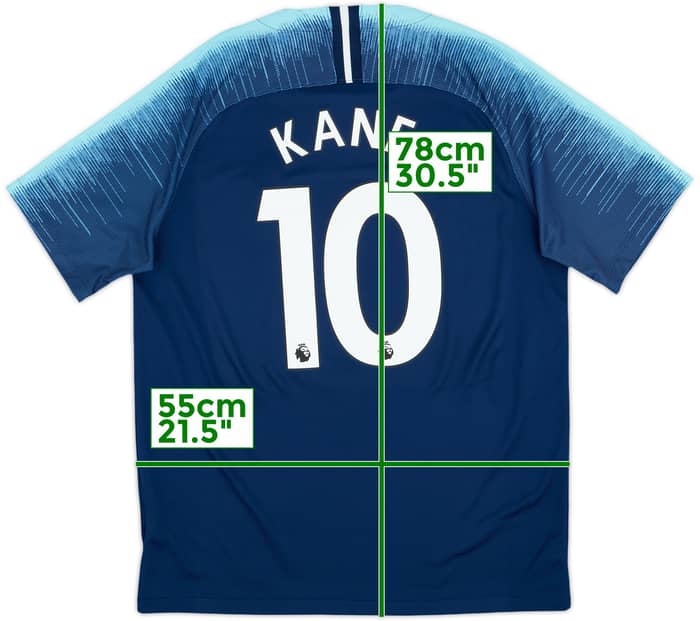 2018-19 Tottenham Away Shirt Kane #10 - 8/10 - (L)