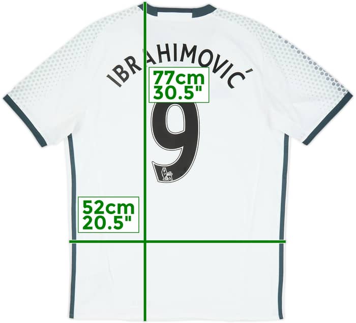 2016-17 Manchester United Third Shirt Ibrahimovic #9 (M)