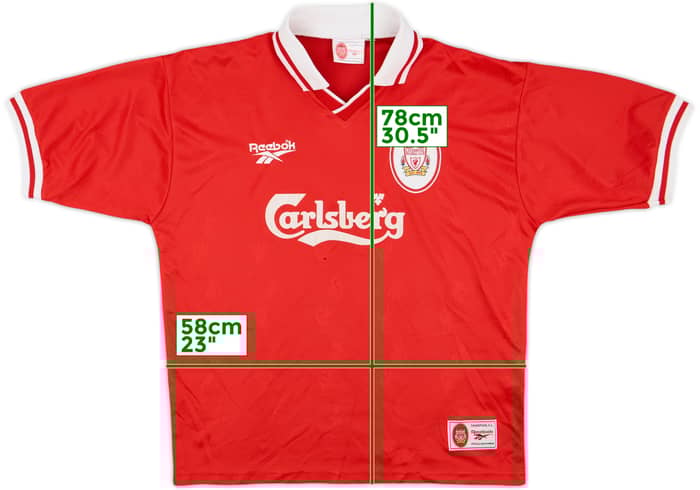 1996-98 Liverpool Home Shirt - 5/10 - (L)
