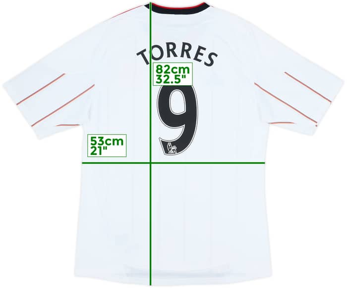 2010-11 Liverpool Away Shirt Torres #9 - 8/10 - (L)