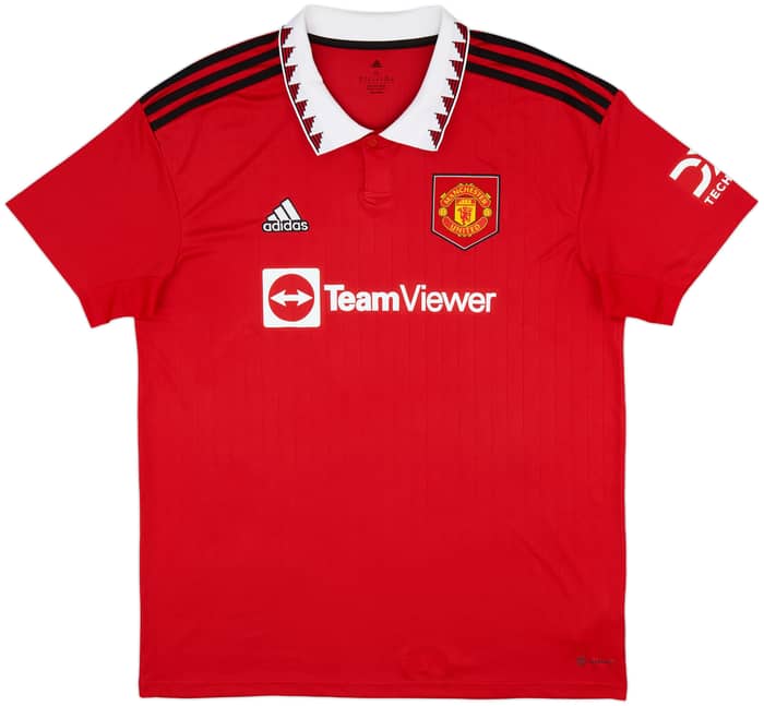 2022-23 Manchester United Home Shirt B.Fernandes #8 - 8/10 - (XL)