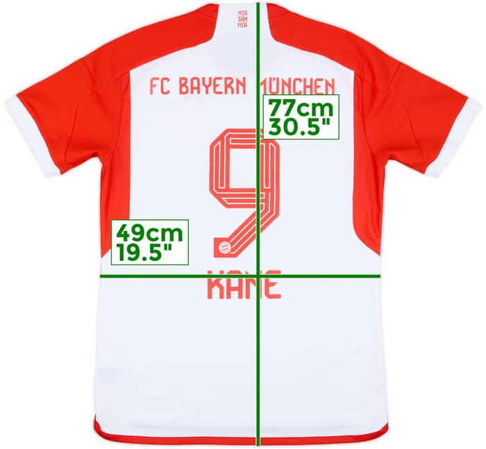 2023-24 Bayern Munich Home Shirt Kane #9 - 8/10 - (M)