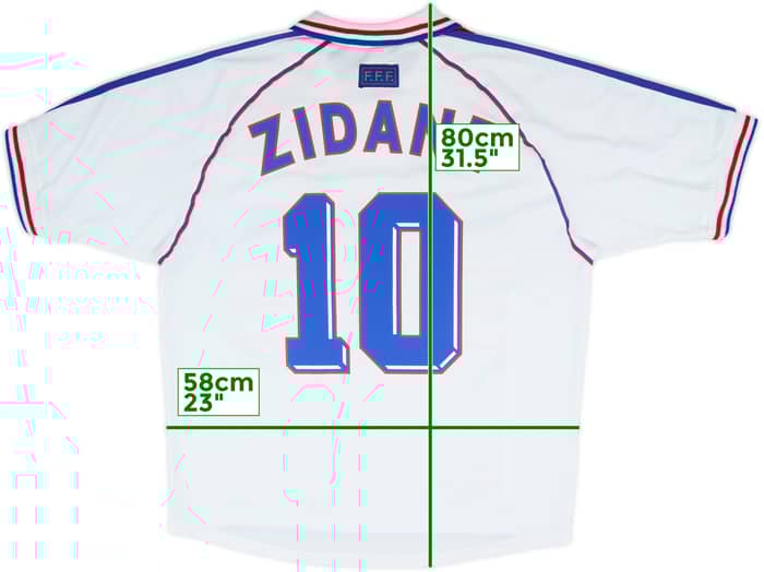1998 France Away Shirt Zidane #10 - 9/10 - (XL)