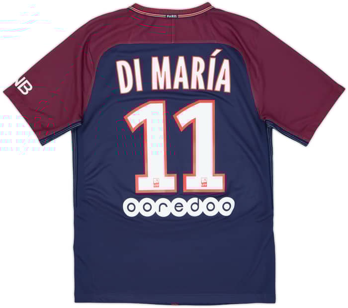2017-18 Paris Saint-Germain Home Shirt DiMaria #11 - 8/10 - (S)