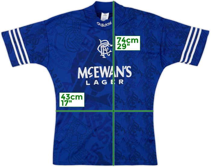 1994-96 Rangers Home Shirt - 6/10 - (S)