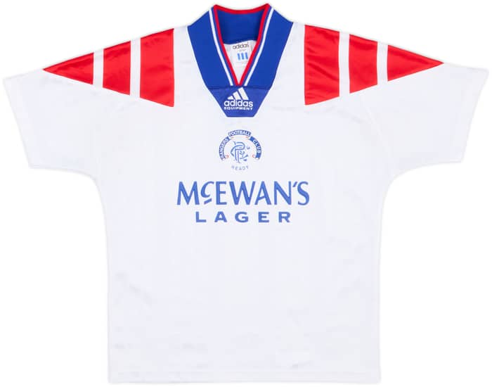 1992-93 Rangers Away Shirt - 8/10 - (M.Boys)
