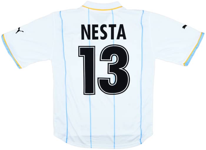2001-02 Lazio European Home Shirt Nesta #13 - 8/10 - (S)