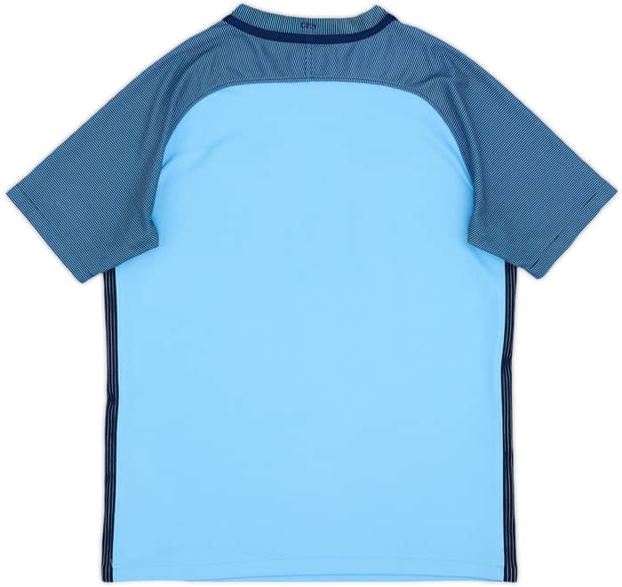 2016-17 Manchester City Home Shirt - 7/10 - (L.Boys)