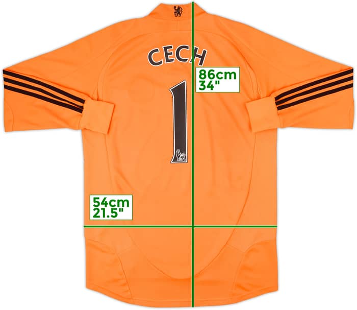 2008-09 Chelsea GK Shirt Cech #1 - 8/10 - (M)