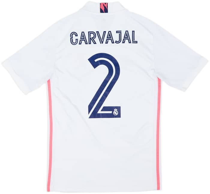 2020-21 Real Madrid Home Shirt Carvajal #2 - 7/10 - (S)