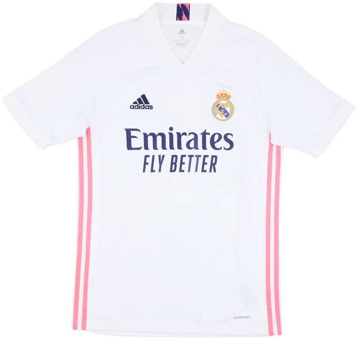 2020-21 Real Madrid Home Shirt R Varane #5 - 6/10 - (S)