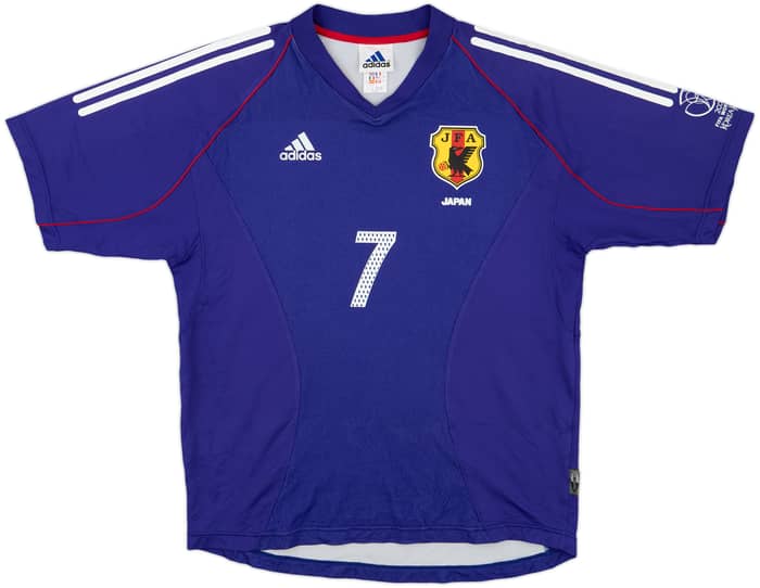2002-04 Japan Home Shirt Nakata #7 - 9/10 - (L)