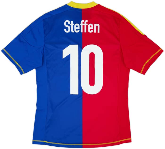 2012-13 FC Basel Home Shirt Steffen #10 - 8/10 - (M)
