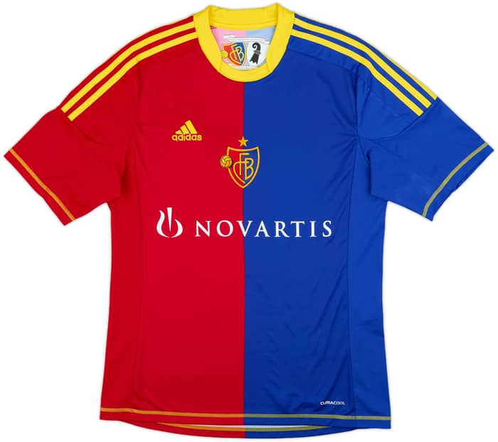 2012-13 FC Basel Home Shirt Steffen #10 - 8/10 - (M)