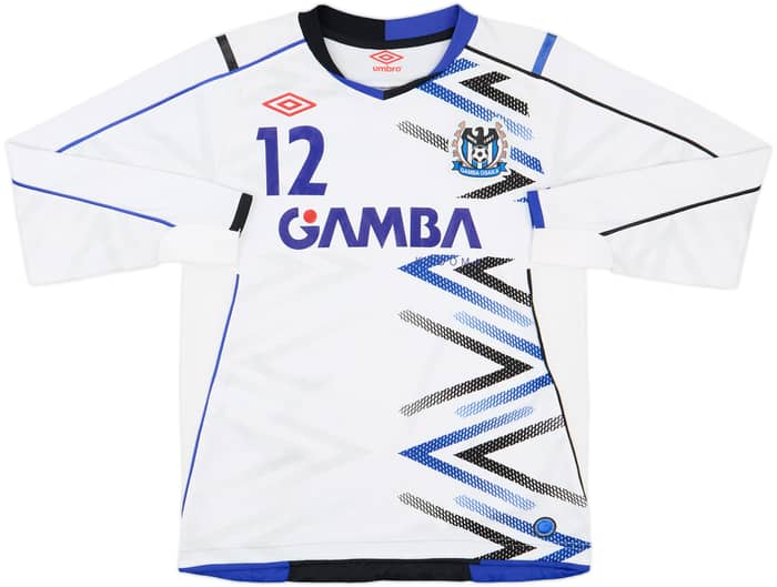 2014 Gamba Osaka Away L/S Shirt #12 - 9/10 - (S)