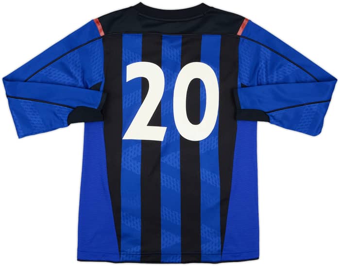 2014 Gamba Osaka Home L/S Shirt #20 - 6/10 - (S)
