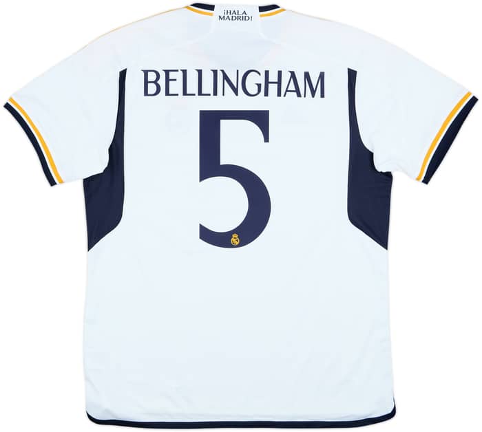 2023-24 Real Madrid Home Shirt Bellingham #5 (XL)