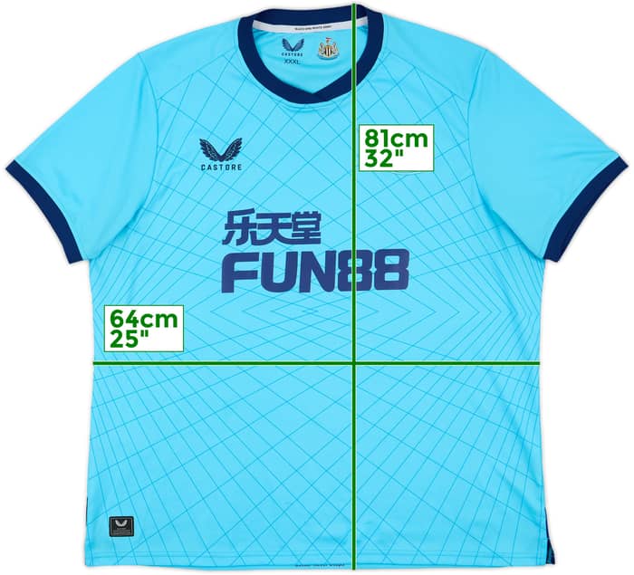 2021-22 Newcastle Third Shirt - 8/10 - (3XL)