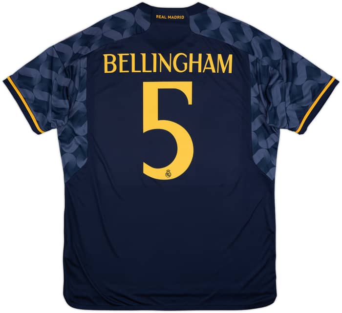 2023-24 Real Madrid Away Shirt Bellingham #5 (XL)