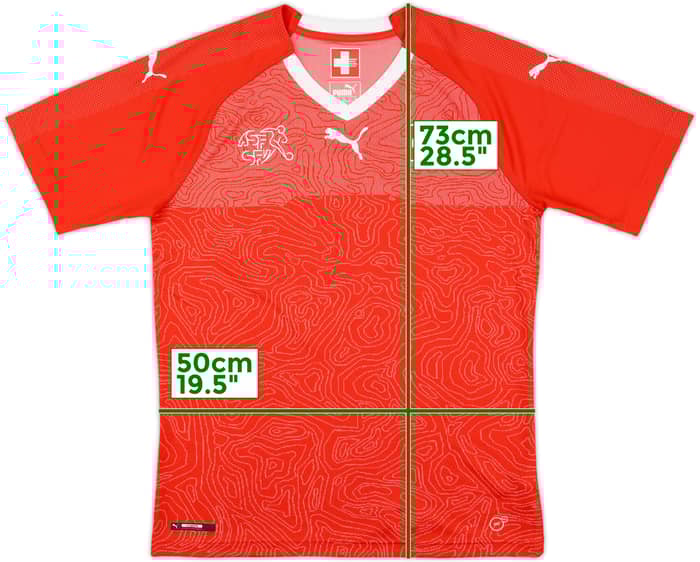 2018-20 Switzerland Home Shirt - 8/10 - (M)