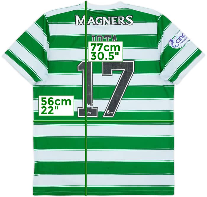 2021-22 Celtic Home Shirt Jota #17 - 4/10 - (L)