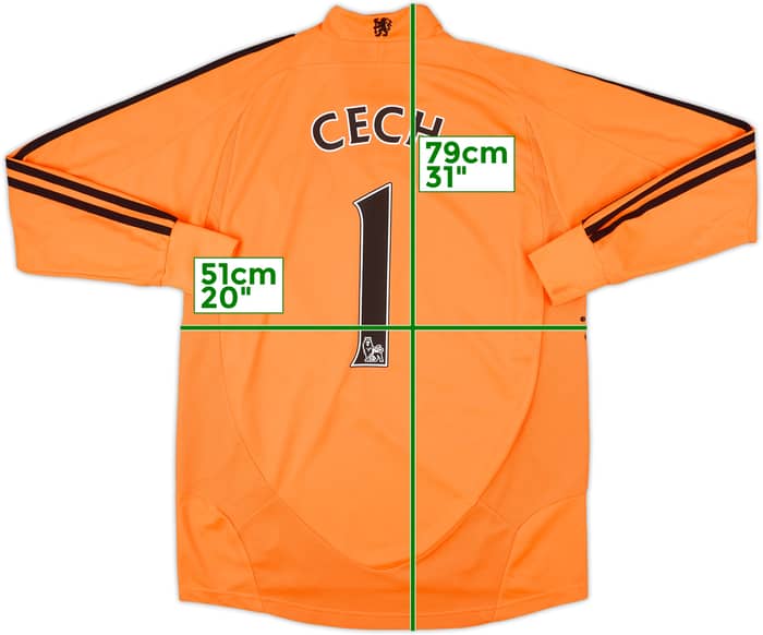 2008-09 Chelsea GK Shirt Cech #1 - 8/10 - (XL.Boys)